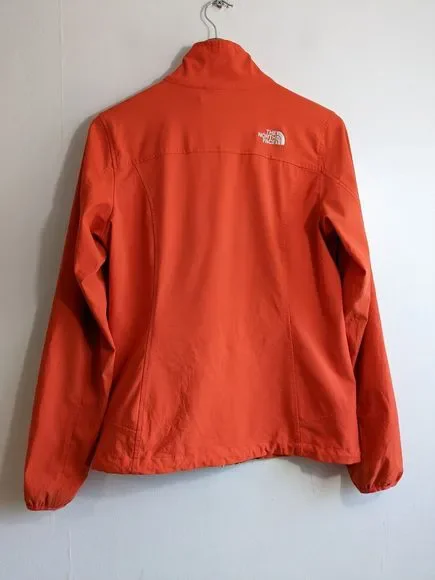 Ladies The North Face Orange Jacket Size Small S 8 10 Lightweight Bright *Faulty - Picture 2 of 16